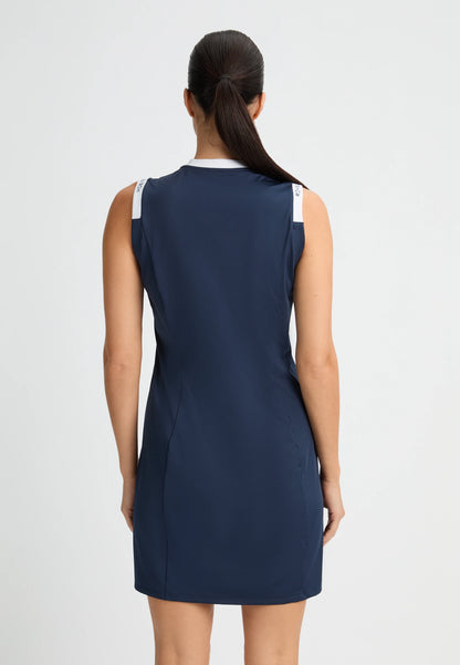 Röhnisch Abby Sleeveless Dress Dam Navy/White