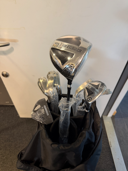 OZOONE QUEST boxset 6-SW + Driver + Hybrid 5 + golfbag  - Demoklubba