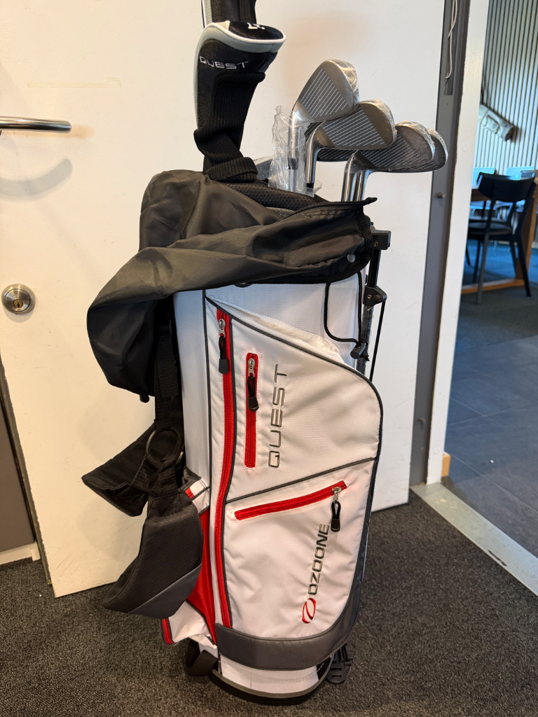OZOONE QUEST boxset 6-SW + Driver + Hybrid 5 + golfbag  - Demoklubba