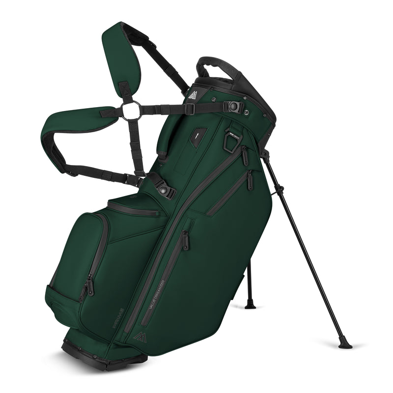 BIG MAX Dri Lite Hybrid Prime Stand hybridbag i forrest grön SoftGuard PU med stödben
