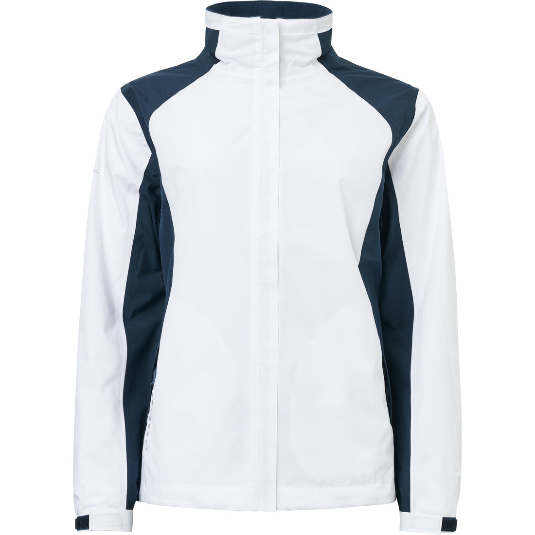 Abacus Links Stretch Regnjacka Dam White/Navy/Black – bild 2
