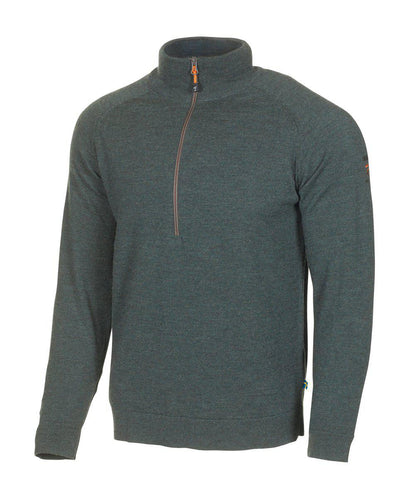 Ivanhoe Jojje half zip herr, stickad half-zip-tröja framifrån