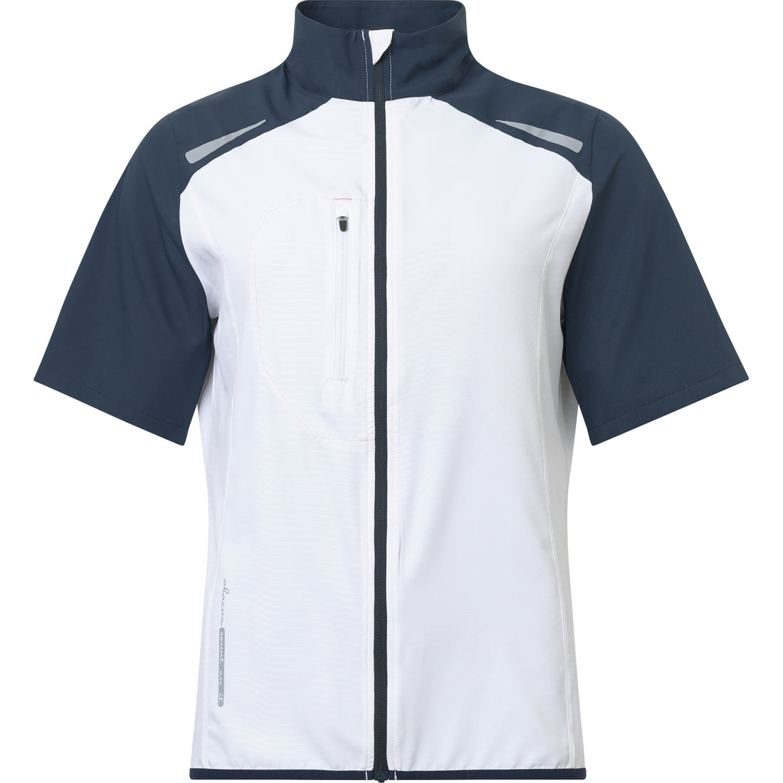 Abacus Lanark Stretch Windshirt Dam White/Navy – vindjacka