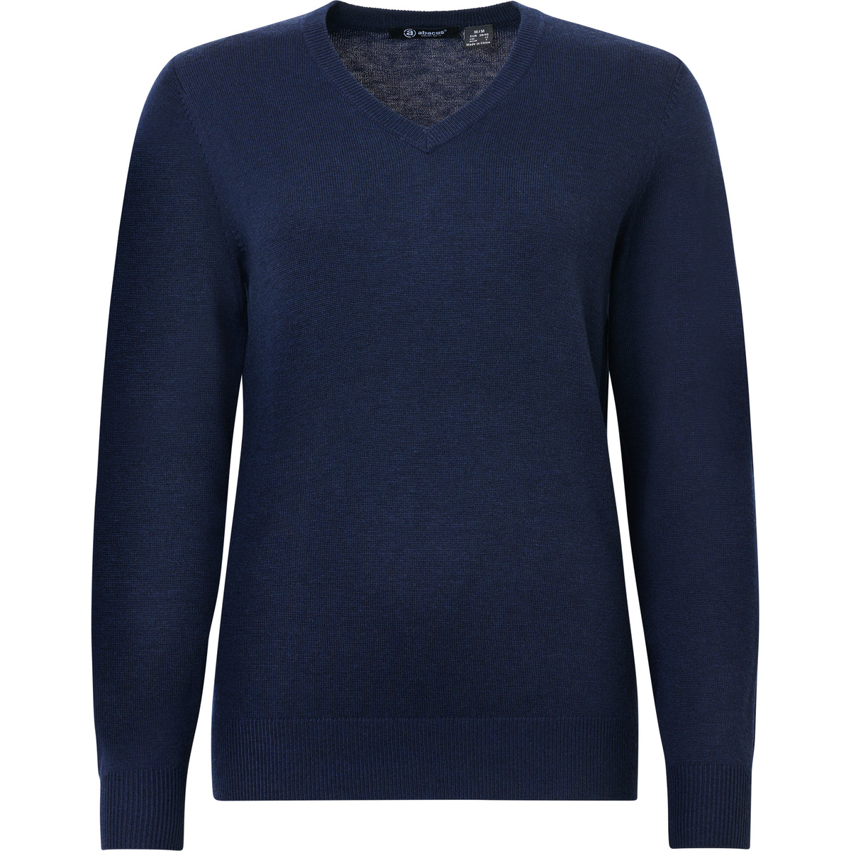 Abacus Liffin V-neck Pullover Dam Navy – tröja – bild 2