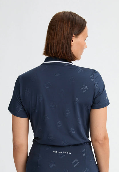 Röhnisch Deni Poloshirt Dam Navy