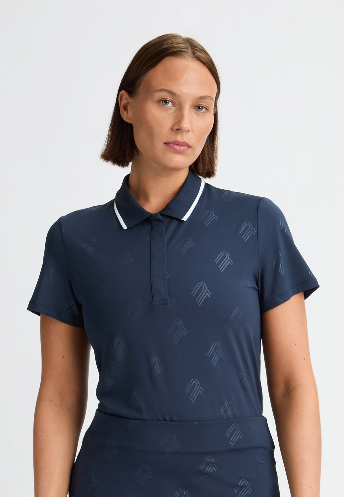 Röhnisch Deni Poloshirt Dam Navy