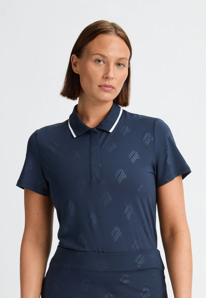 Röhnisch Deni Poloshirt Dam Navy