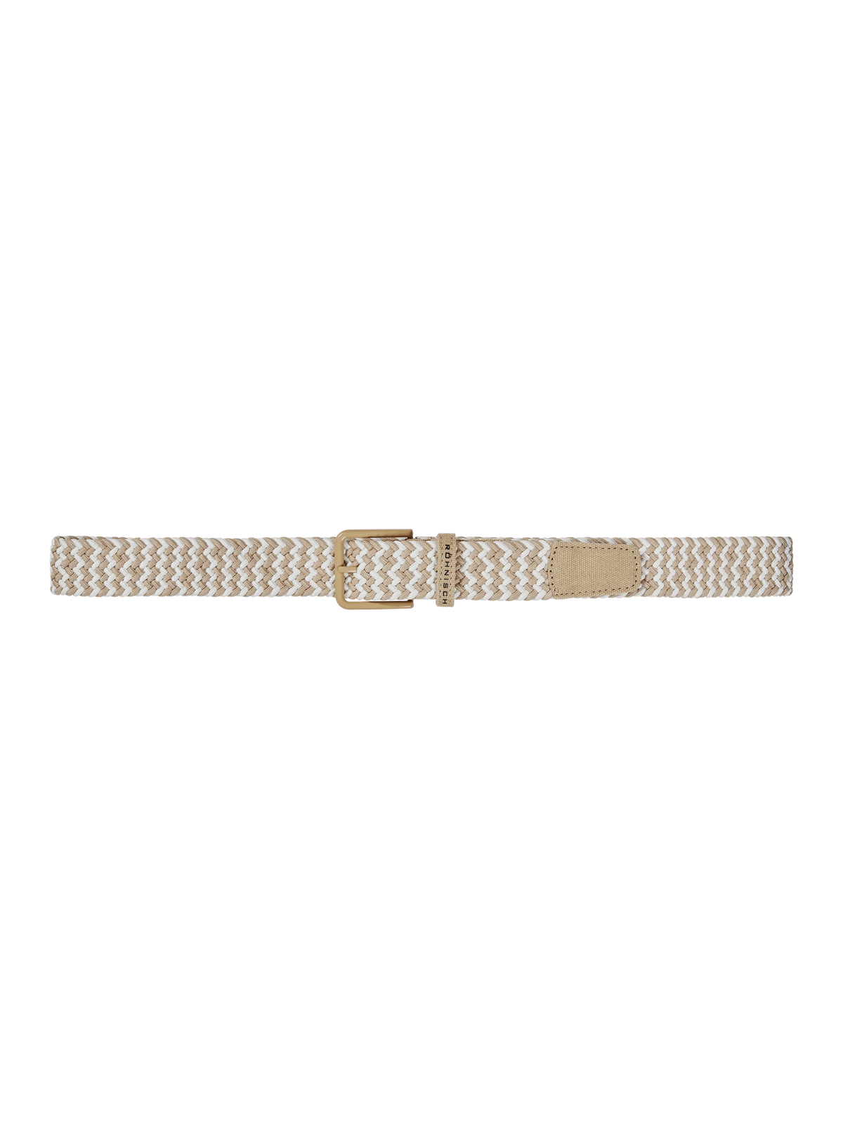 Röhnisch Braided Stretch Belt Beige Sand Onesize