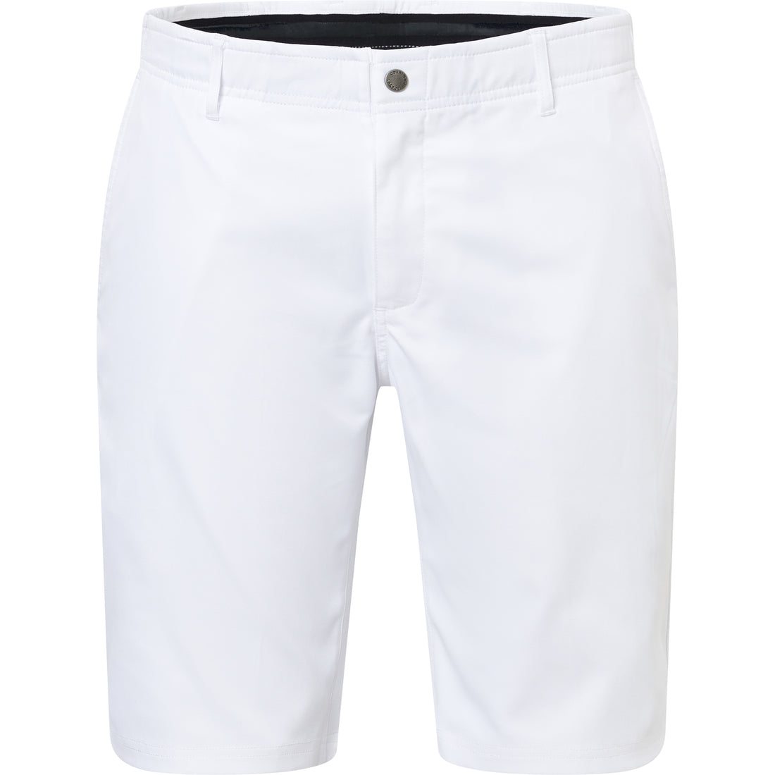 Abacus Men Cleek Flex Shorts i vit – golfshorts med DryCool och stretch för herr
