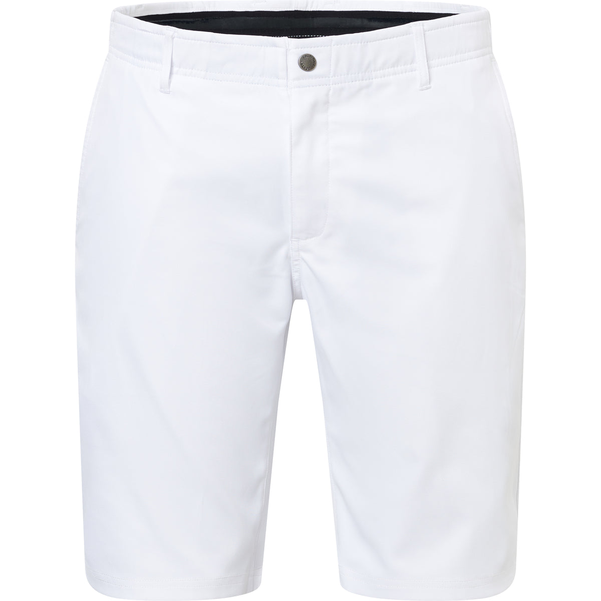 Abacus Men Cleek Flex Shorts i vit – golfshorts med DryCool och stretch för herr