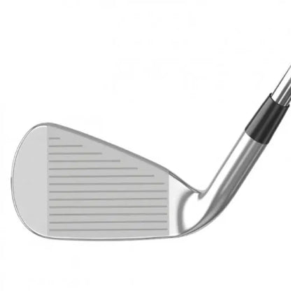 Mizuno JPX 925 Hot Metal HL järn, närbild på träffytan