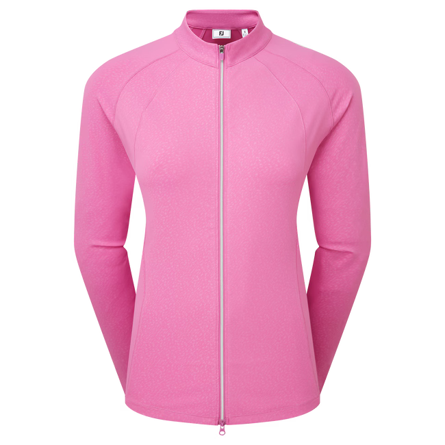FootJoy Embossed Full-Zip Midlayer Dam Navy