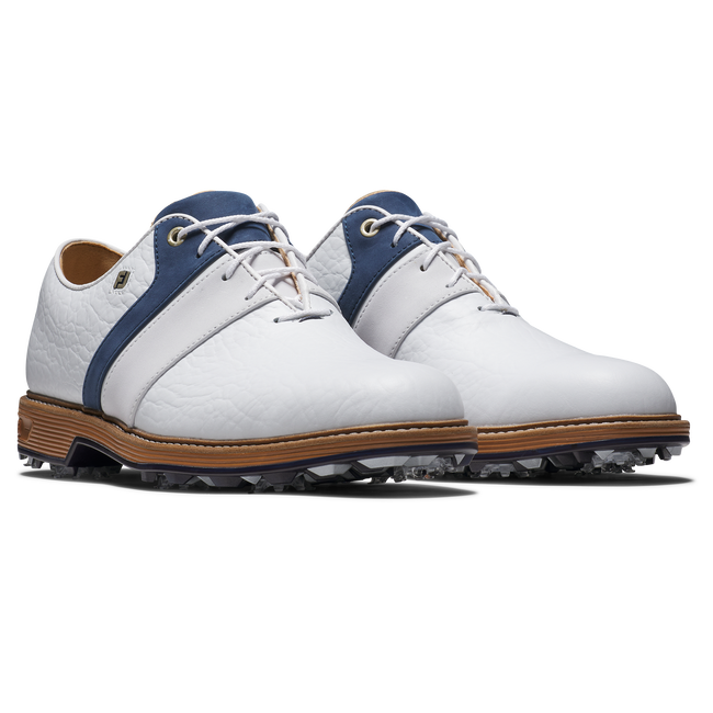 FootJoy Premiere Packard LX golfsko herr, snedvy av läderdetaljer och snörning