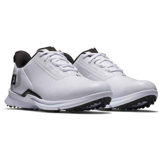 FootJoy FJ Fuel golfsko herr i vitt, snedvy av ovandel och snörning