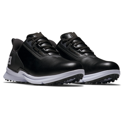 FootJoy FJ Fuel golfsko herr i svart, snedvy av ovandel och snörning