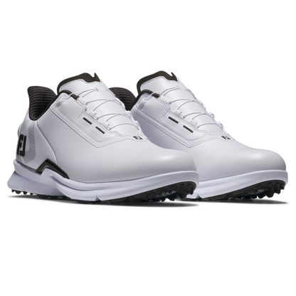 FootJoy FJ Fuel BOA golfsko herr, närbild på BOA-vred och ovandel
