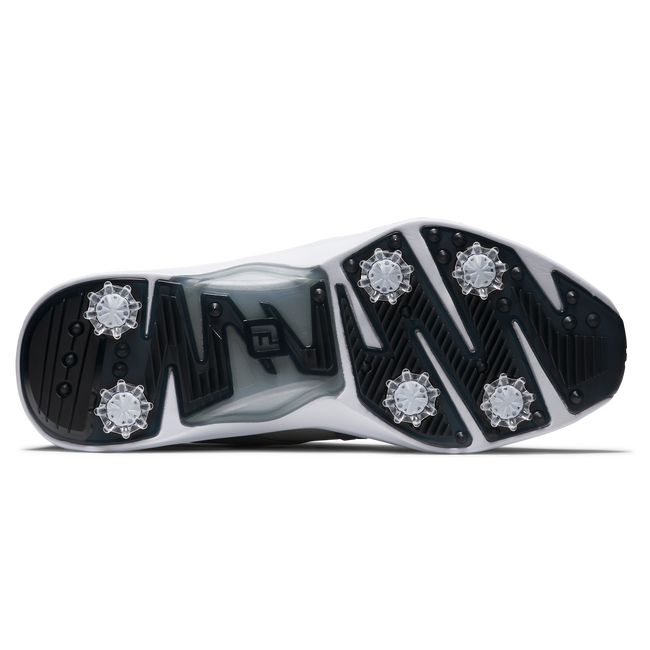 FootJoy Hyperflex golfsko, vy av yttersulan med soft spikes och OptiFlex-zoner