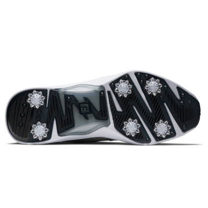 FootJoy Hyperflex golfsko, vy av yttersulan med soft spikes och OptiFlex-zoner