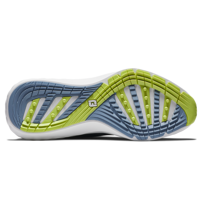 FootJoy FJ Quantum golfsko, vy av spikeless gummisula med geometriska greppzoner