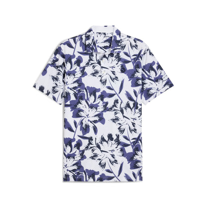 Puma MATTR Broken Flower Golfpiké Herr Blue