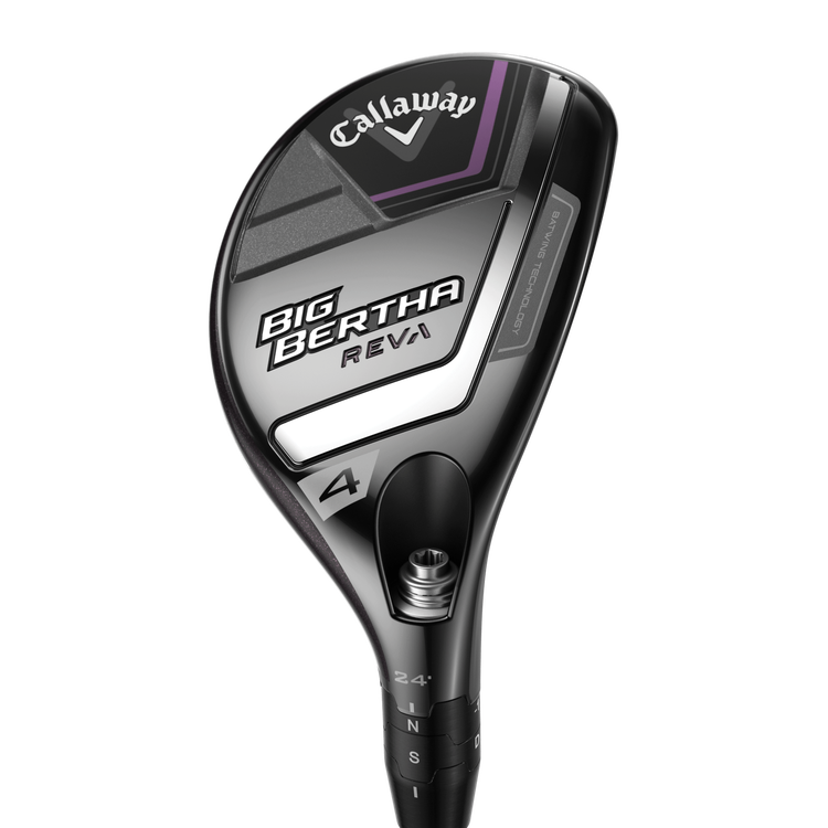 Callaway Big Bertha REVA Dam hybrid, klubbhuvudet sett snett framifrån
