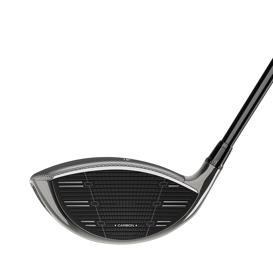 TaylorMade Qi35 driver sedd framifrån mot träffytan