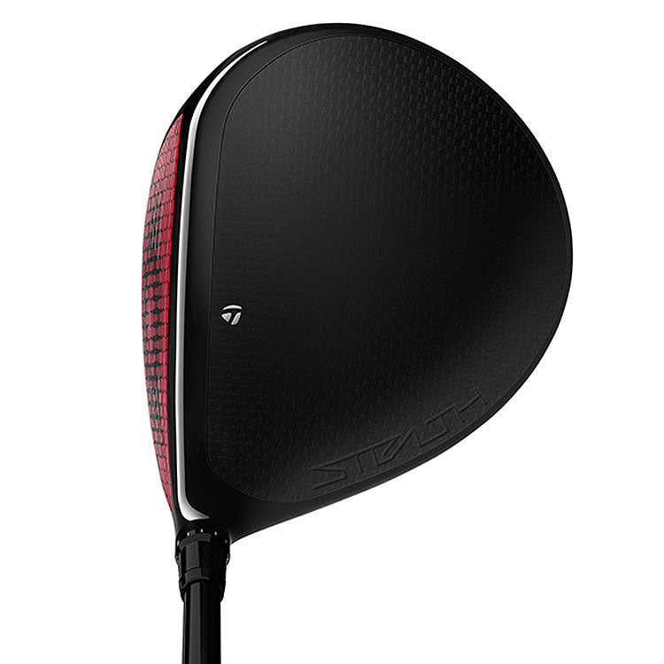TaylorMade Stealth driver, vy uppifrån vid adress