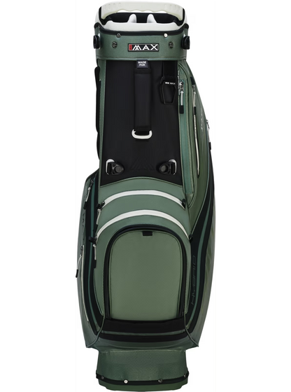 BIG MAX Dri Lite Hybrid Tour 2 golfbag, närbild på fack och magnetpanel