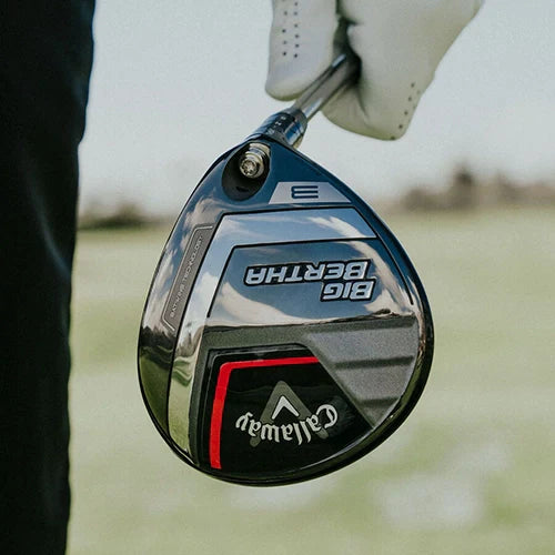 Callaway Big Bertha fairwaywood med gjuten carbonsula i närbild