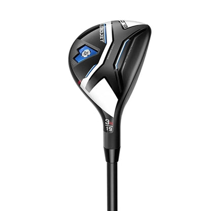 Cobra Aerojet Black hybrid, klubbhuvudet sett snett framifrån