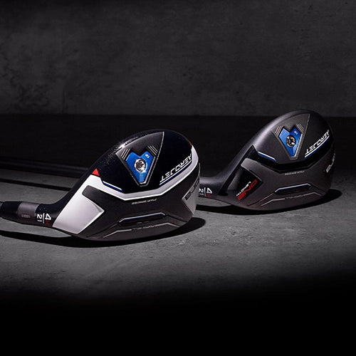 Cobra Aerojet Black hybrid, detalj av klubbhuvudet