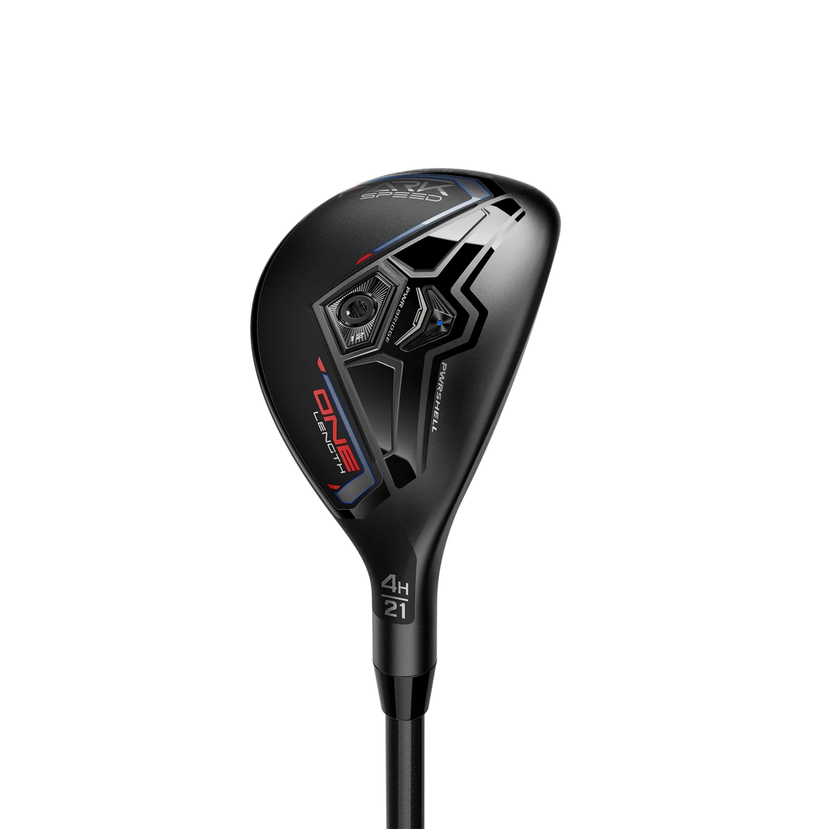 Cobra Darkspeed ONE Length hybrid, klubbhuvudet sett snett framifrån