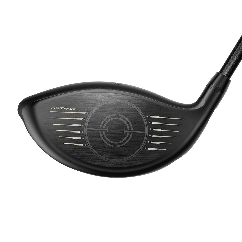 Cobra Darkspeed X driver, närbild på PWRSHELL HOT FACE-träffytan