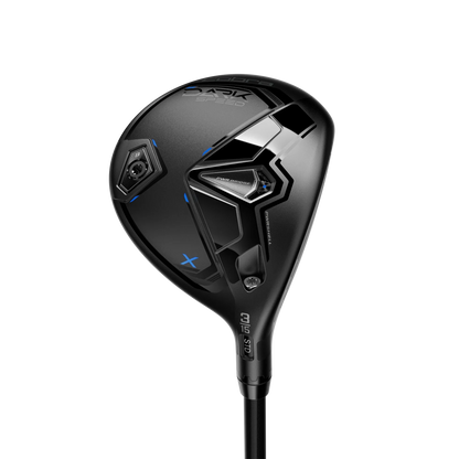 Cobra Darkspeed X fairwaywood, klubbhuvudet sett snett framifrån