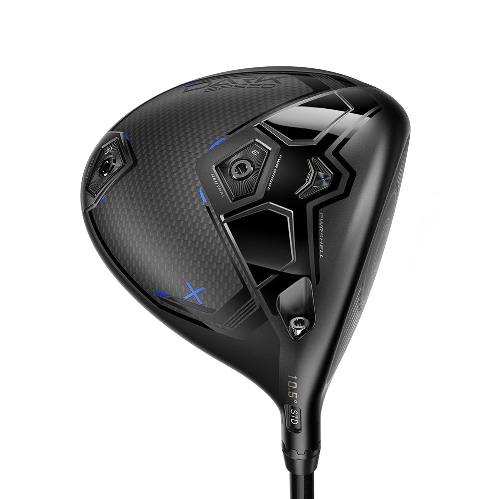Cobra Darkspeed X driver, klubbhuvudet sett snett framifrån
