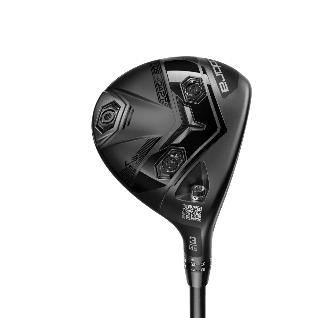 Cobra DS-Adapt LS fairwaywood, klubbhuvudet sett snett framifrån