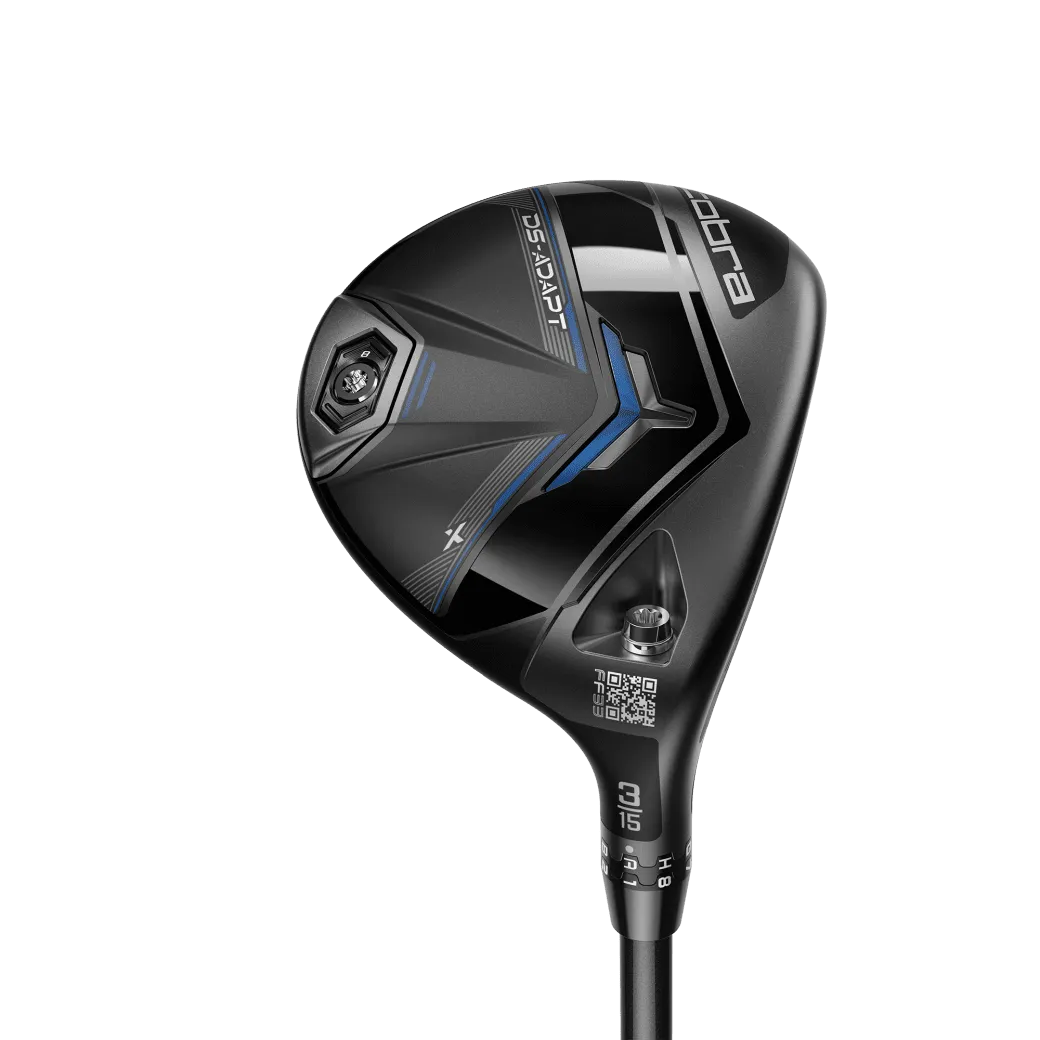 Cobra DS-Adapt X fairwaywood, klubbhuvudet sett snett framifrån