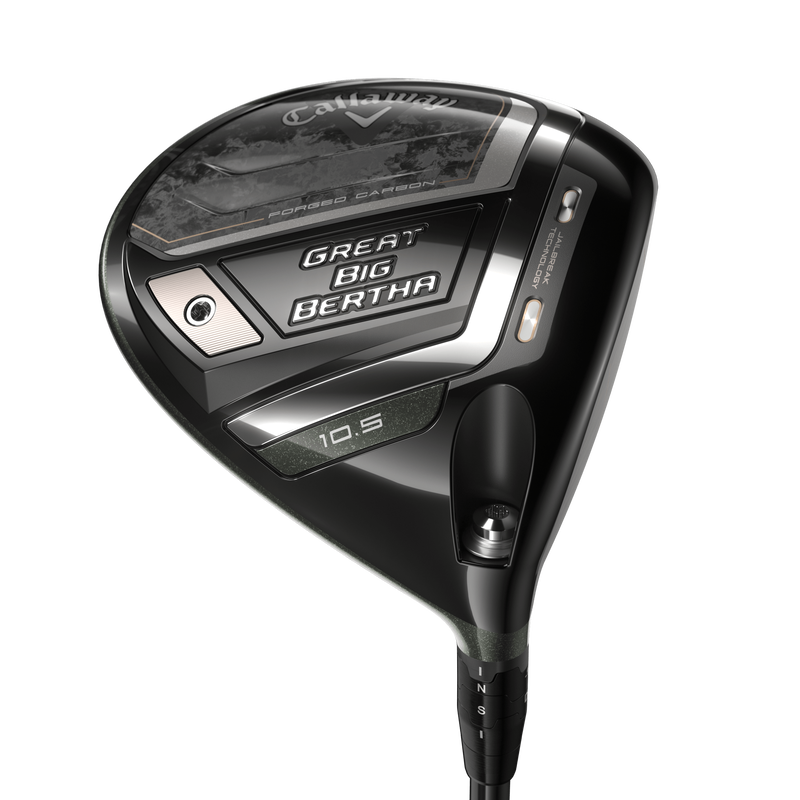 Callaway Great Big Bertha driver, klubbhuvudet sett snett framifrån