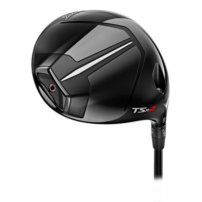 Titleist TSR2 driver, vy uppifrån vid adress