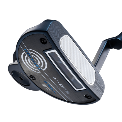 Odyssey AI-ONE 2-Ball mallet-putter, vy av sula och hals