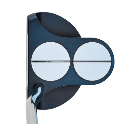 Odyssey AI-ONE 2-Ball DB mallet-putter, vy av klubbhuvudet