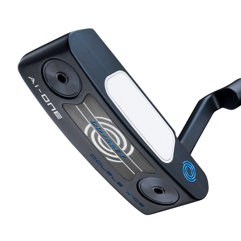 Odyssey AI-ONE Double Wide mallet-putter, vy av sula och hals