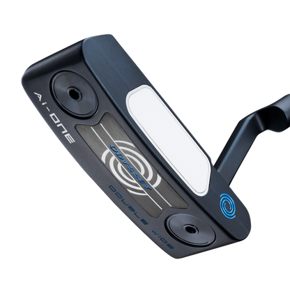 Odyssey AI-ONE Double Wide mallet-putter, vy av sula och hals