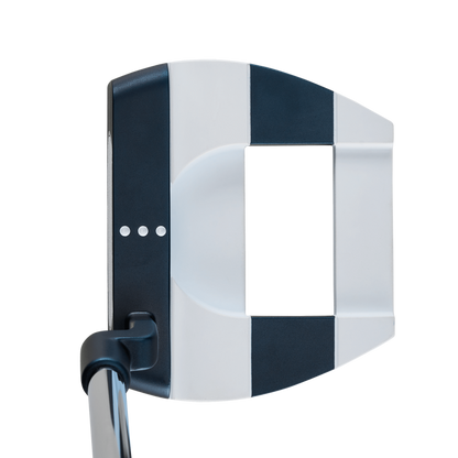 Odyssey AI-ONE Jailbird Mini DB mallet-putter, vy av klubbhuvudet