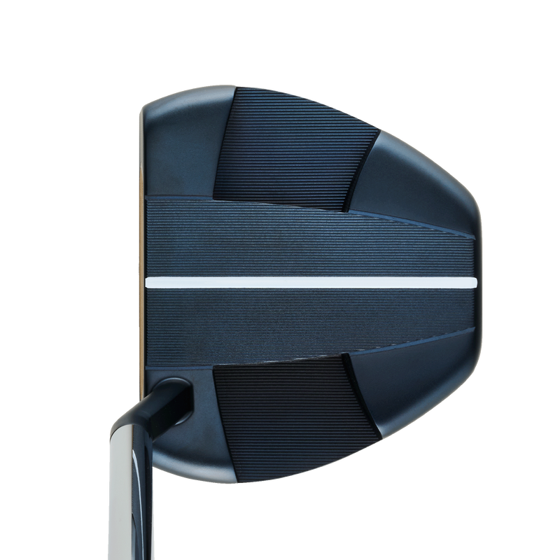 Odyssey AI-ONE Milled Eight helfräst mallet-putter, vy av klubbhuvudet