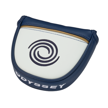 Odyssey AI-ONE Milled Eight helfräst mallet-putter, närbild av fräst träffyta