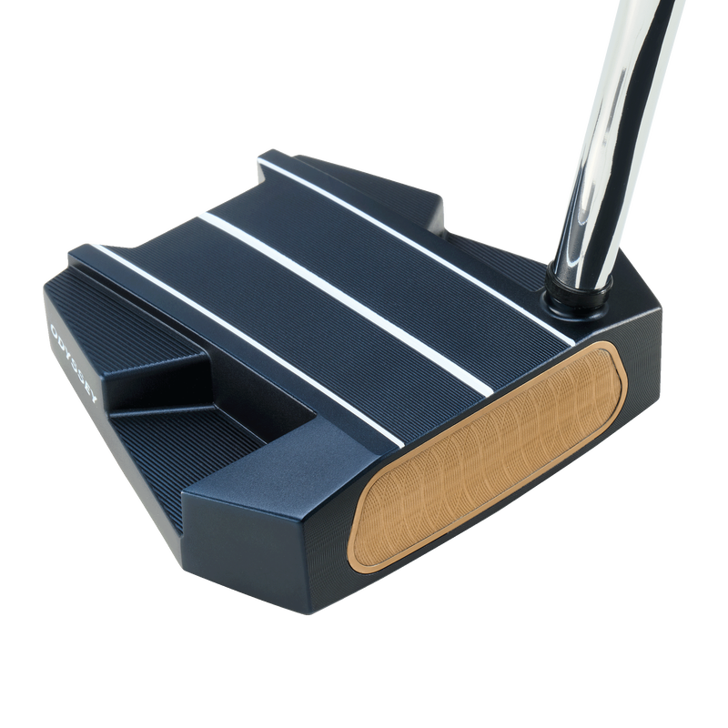 Odyssey AI-ONE Milled Eleven helfräst mallet-putter, sedd ovanifrån vid adress