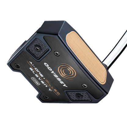 Odyssey AI-ONE Milled Eleven helfräst mallet-putter med Double Bend-hals, vy av sula