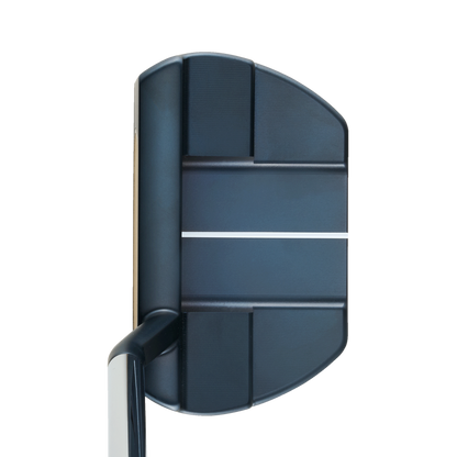 Odyssey AI-ONE Milled Three helfräst blad-putter, vy av klubbhuvudet