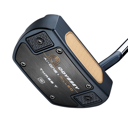 Odyssey AI-ONE Milled Three helfräst blad-putter med Slant-hals, vy av sula